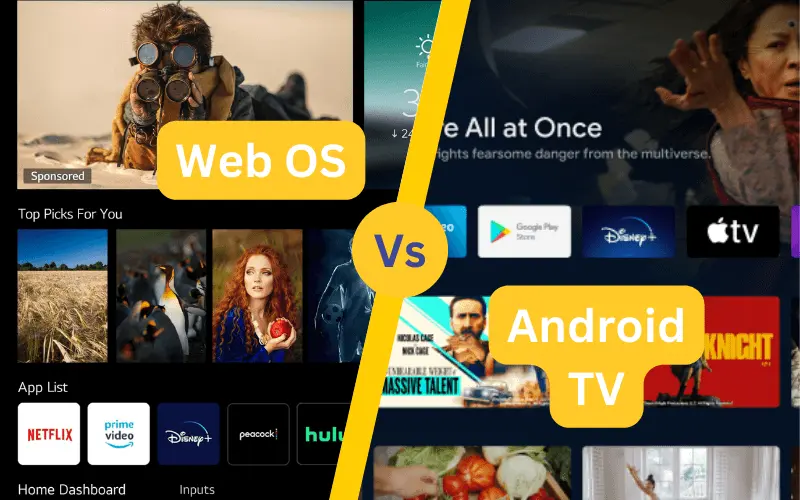 difference WebOS Vs Android TV