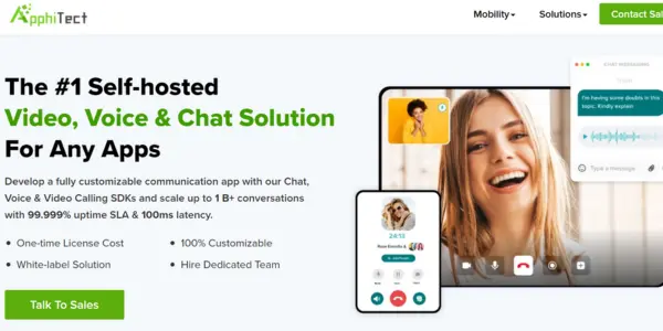 apphitect instant messaging app