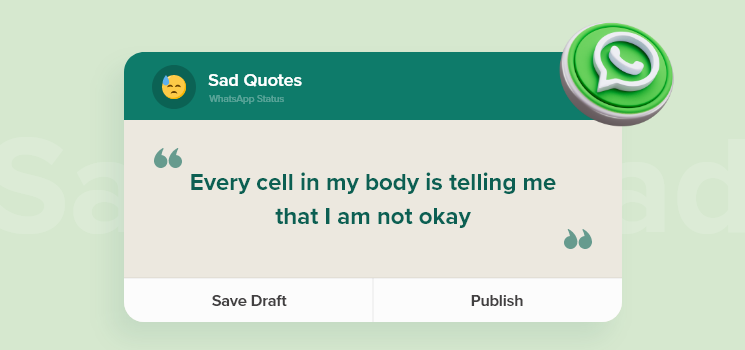 sad whatsapp captions
