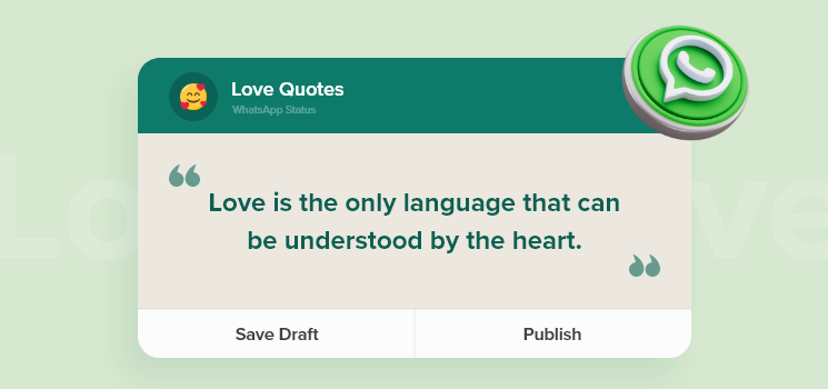  Love WhatsApp Status Quotes